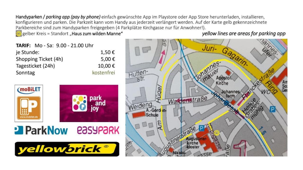Haus Zum Wilden Manne Villa Erfurt Luaran gambar